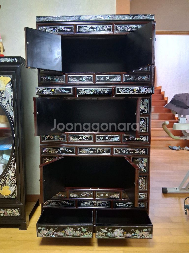 자개장 자개애기삼층장--4
