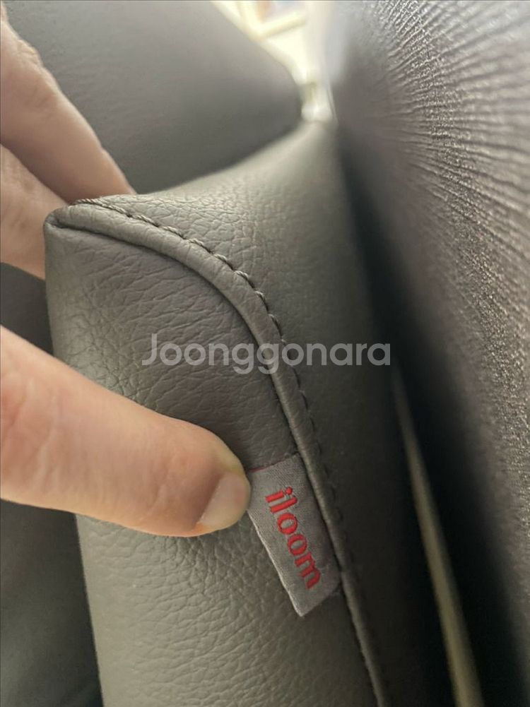 일룸 가죽 소파 & 사이드 테이블--4