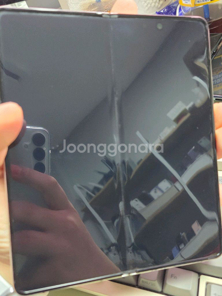 (2553)갤럭시z폴드4 256 자급제 판매--8