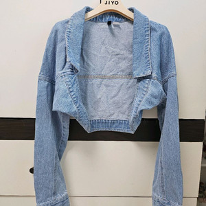 H&M 데님 청 볼레로 자켓