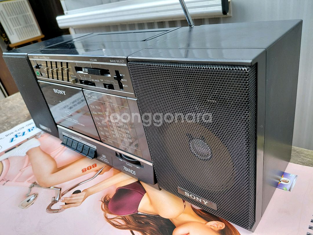 일본/소니 fm,mw,SW 3밴드--1