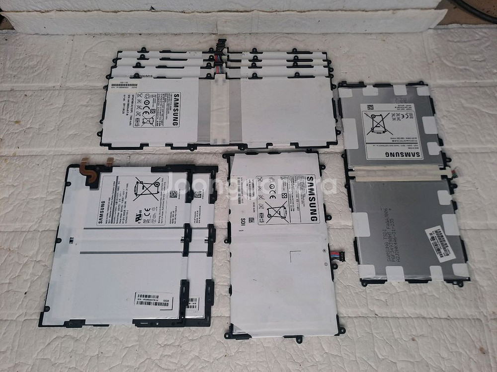 갤럭시 탭 용 배터리 4가지 제품 8개 일괄 또는 분할--0