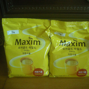 맥심 자판기커피2kg+맥반석 후라이팬/한샘 이케아