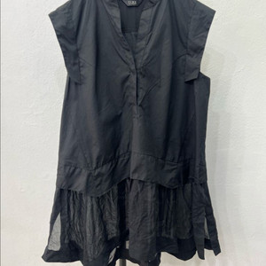 정품) TIME 타임 한섬 블랙 레이어드 원피스 82