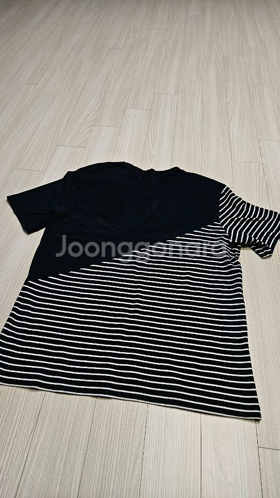 시스템옴므 스트라이프 반팔 티셔츠--2