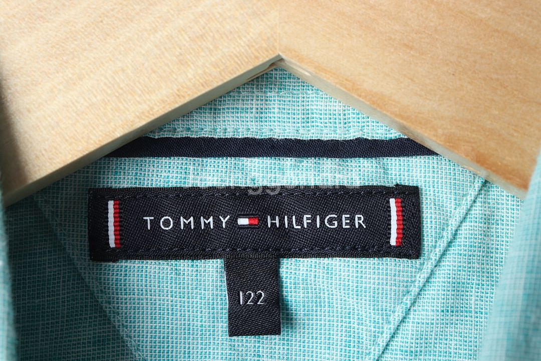 (F) 타미힐피거 셔츠 남방 아동 키즈 린넨--5