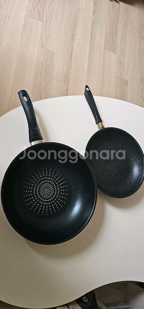 후라이팬 궁중팬, 일반 후라이팬 2개 일괄--0