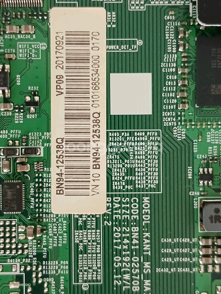 삼성TV UN55MU8000 8500 메인보드 양품--1