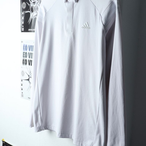 (2XL) 아디다스 카라 긴팔티셔츠 빅사이즈 기능성