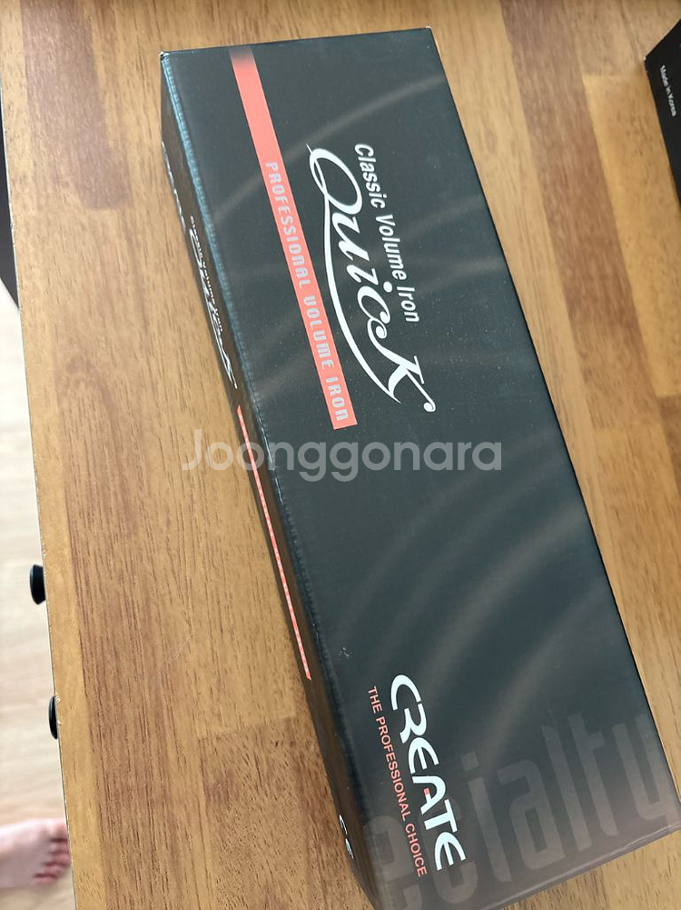 CREATE Quick K 볼륨 아이롱 새상품--0