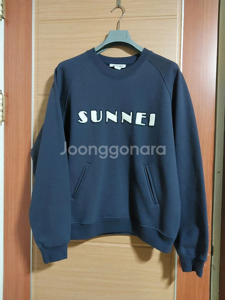 써네이 SUNNEI 패치 맨투맨 105~110--0