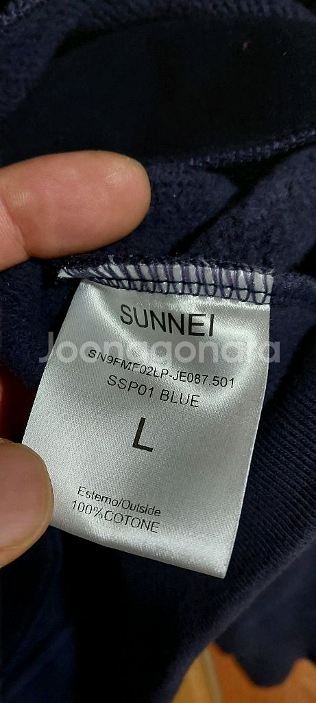 써네이 SUNNEI 패치 맨투맨 105~110--5