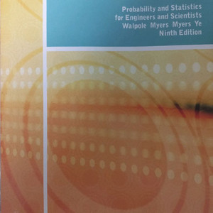 이공학도를 위한 확률 및 통계학