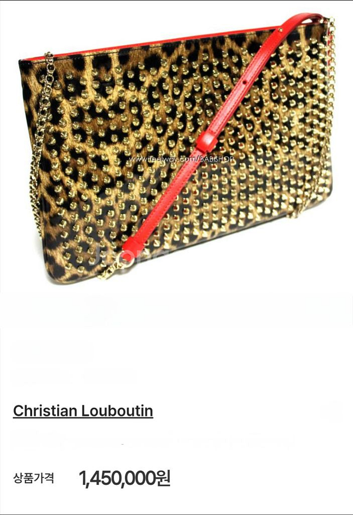 크리스찬 루부탱 크로스&클러치 백--3