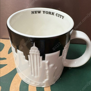 스타벅스 블랙 릴리프 뉴욕 시티 머그 시티컵