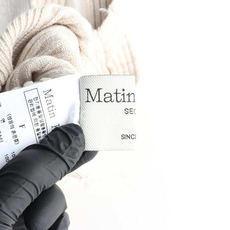 [S]마뗑킴 베이지 빈티지 데미지 니트 조끼 베스트--5