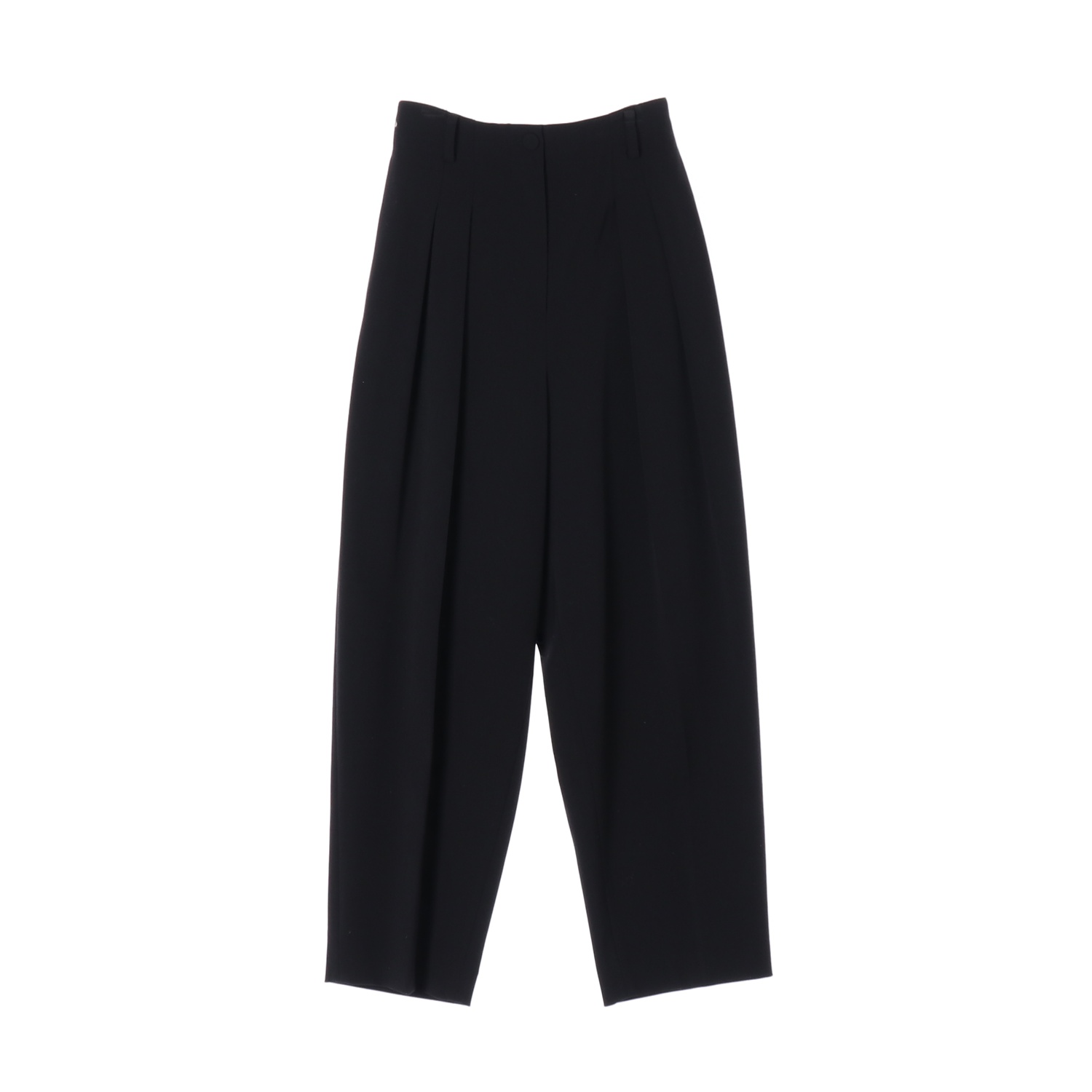 새상품)[S]리플레인 블랙 투핀턱 테이퍼드 와이드 슬