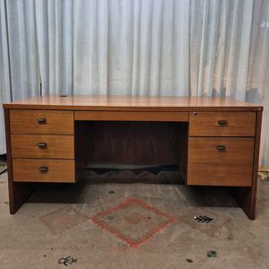 1990년대 빈티지 원목 데스크
