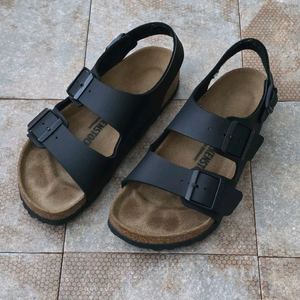 (240)버켄스탁 밀라노 블랙 샌들 샌달