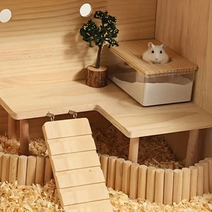 햄스터 나무데크