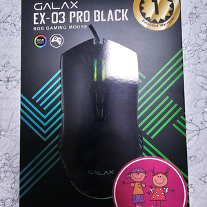 갤럭시 EX-03 PRO BLACK 게이밍 마우스