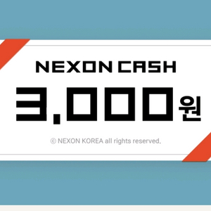 넥슨캐시3천원권