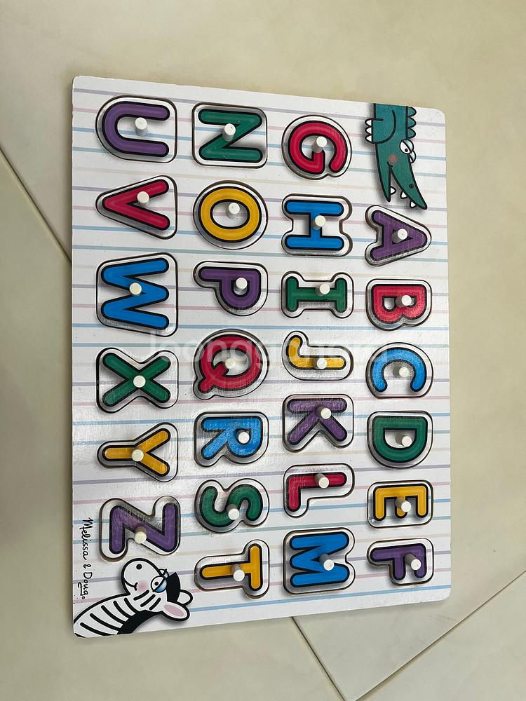 멜리사앤더그 알파벳 꼭지 퍼즐--0