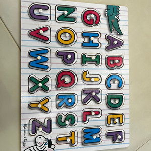 멜리사앤더그 알파벳 꼭지 퍼즐