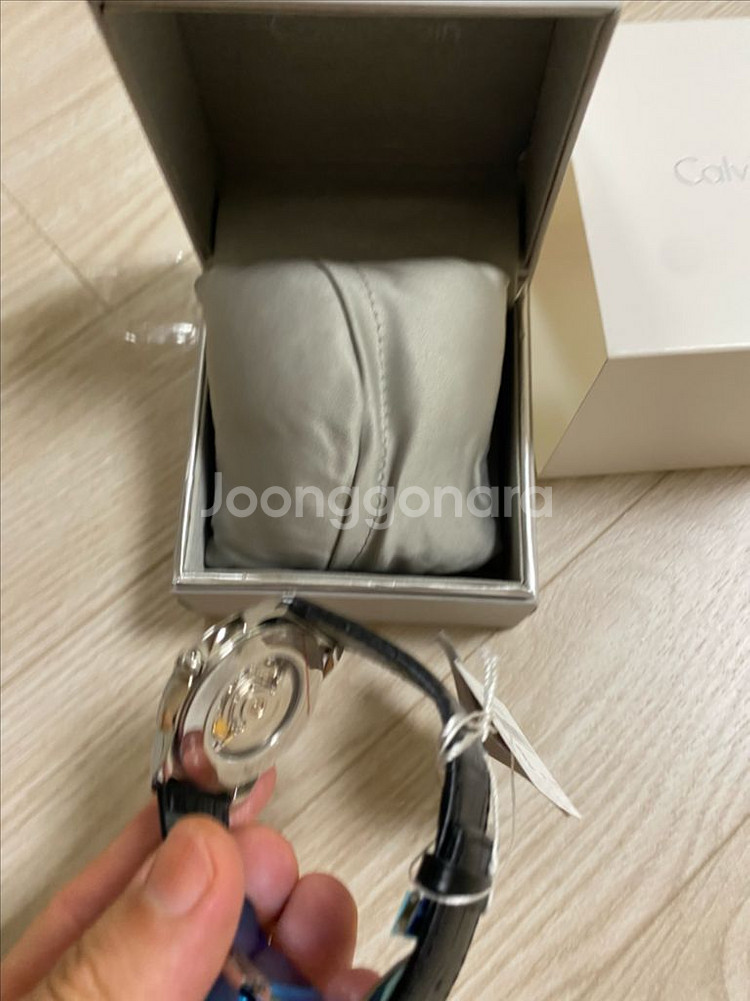 캘빈클라인 오토매틱 시계 검판 새상품 판매--1