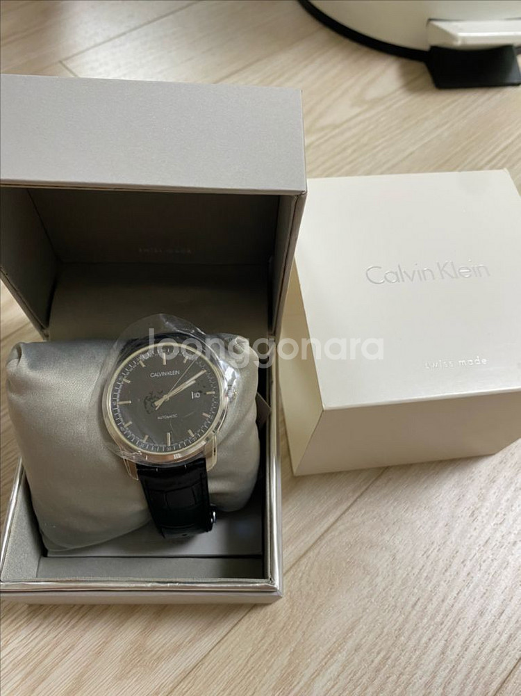 캘빈클라인 오토매틱 시계 검판 새상품 판매--0