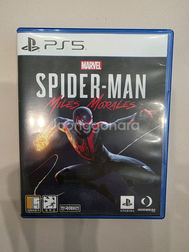 ps5 스파이더맨 마일즈 모랄레스 S급--0