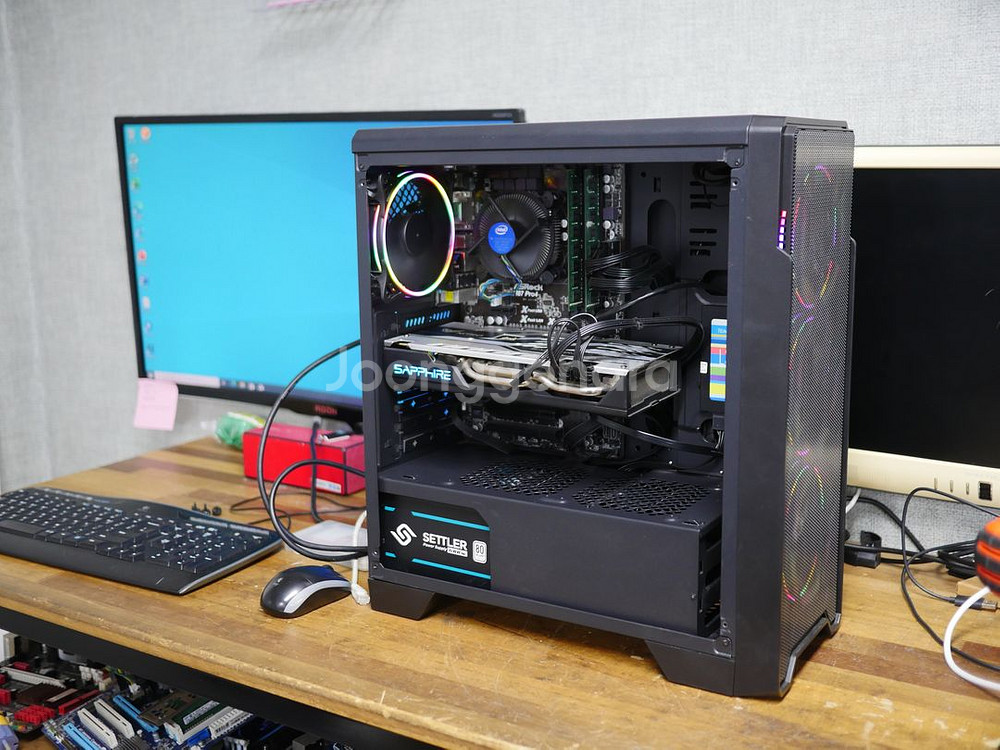 게임용 게이밍 컴퓨터 PC E3-1231v3 RX580--3