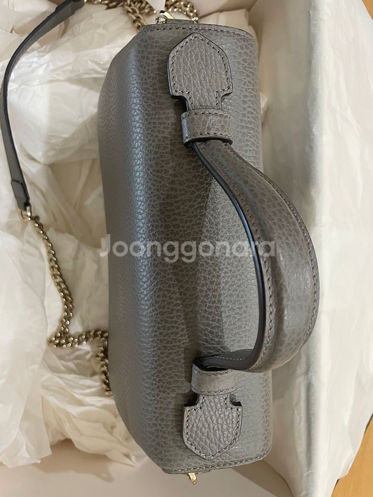 GUCCI 구찌 인터로킹 탑 핸들 숄더백 (정품)--4