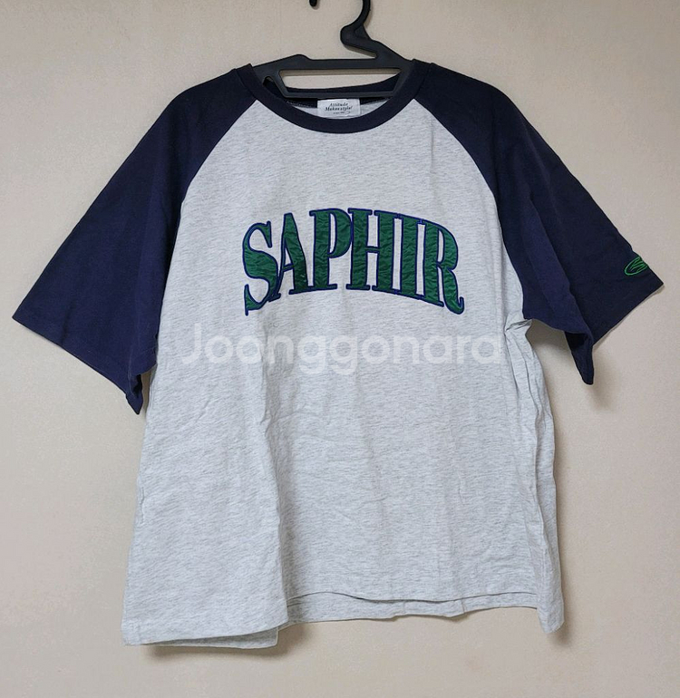 사피르 반팔 티셔츠 free 사이즈 일본--0