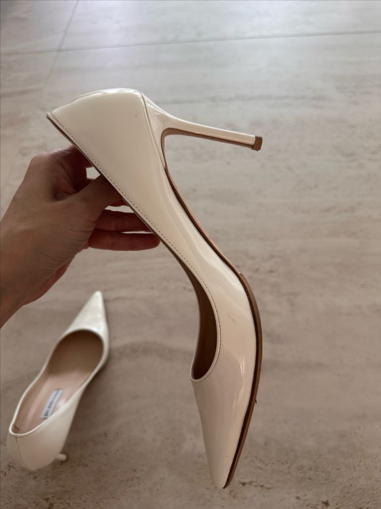 식스앤어하프 레나 화이트 스틸레토 37.5--2