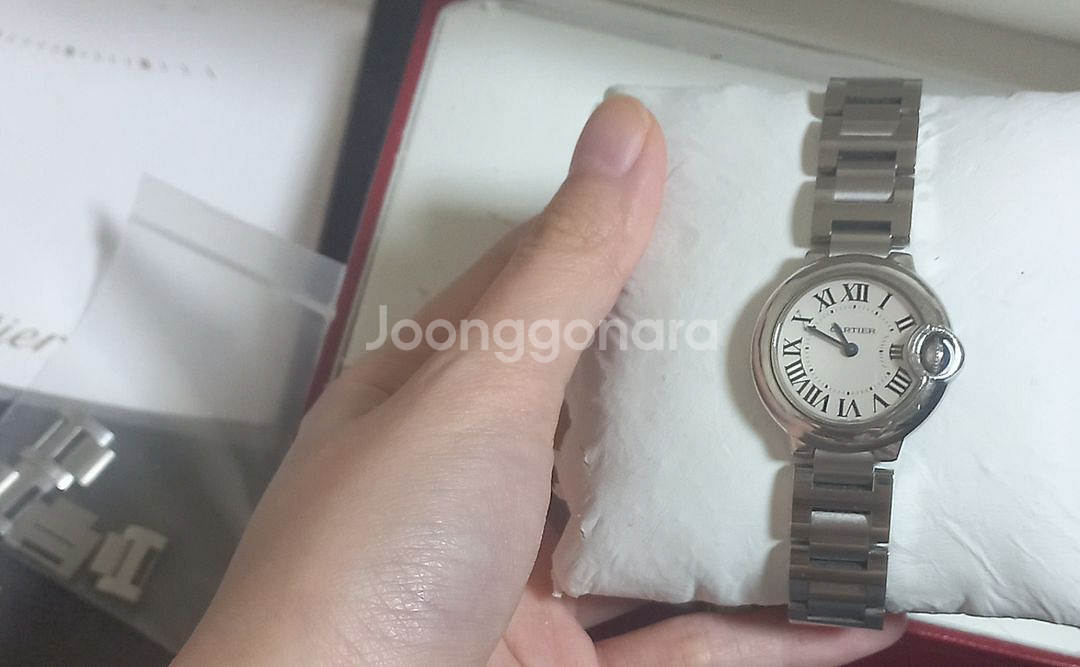 까르띠에 발롱블루28mm--1