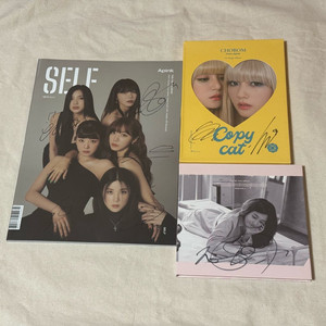 에이핑크, 초봄, 정은지 친필 싸인 비매 앨범