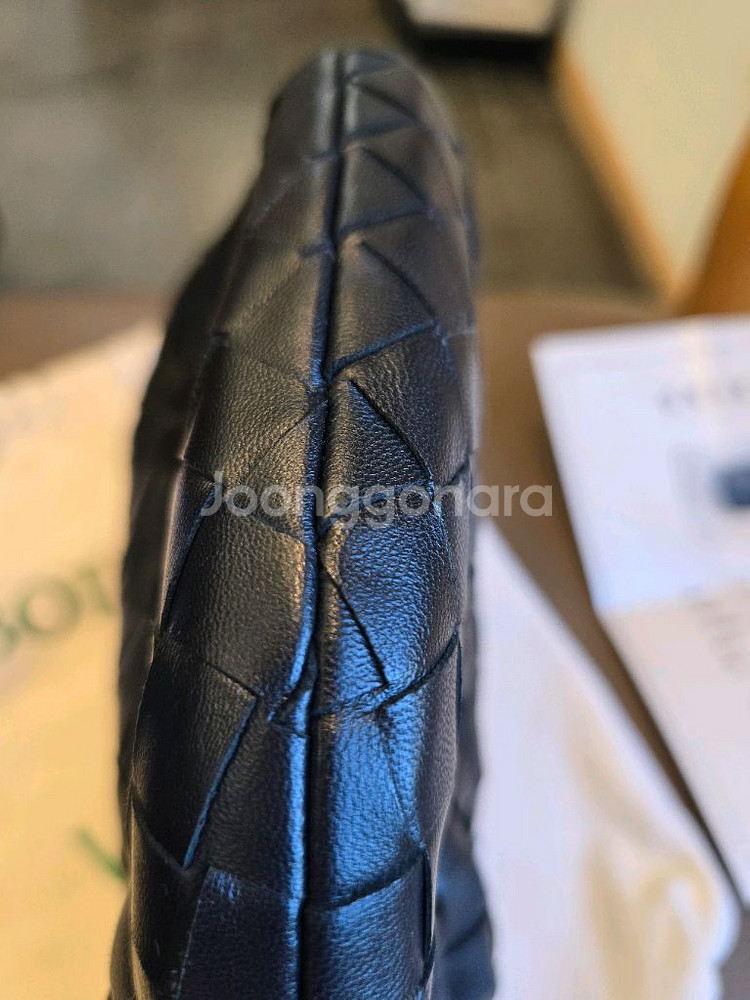 보테가베네타 가방 미니조디 블랙금장--4