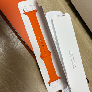 애플워치 에르메스 오랑쥬 실리콘 스트랩