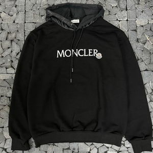 몽클레어 나일론 모자 후드티
