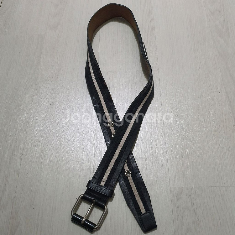 정품 발리 삼선 벨트 90/36--0