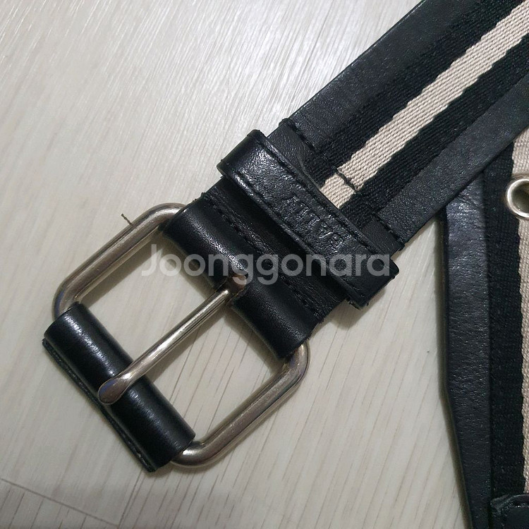 정품 발리 삼선 벨트 90/36--1