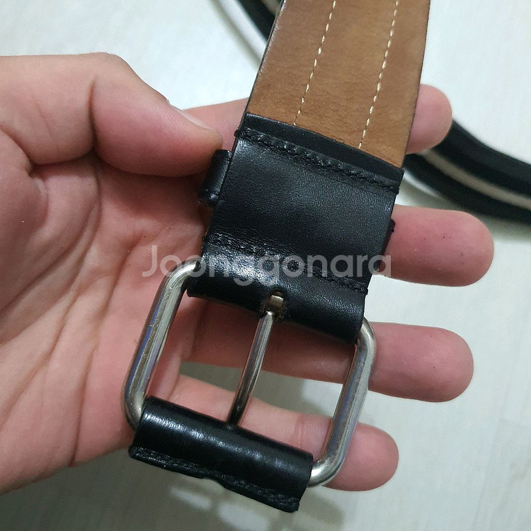 정품 발리 삼선 벨트 90/36--2