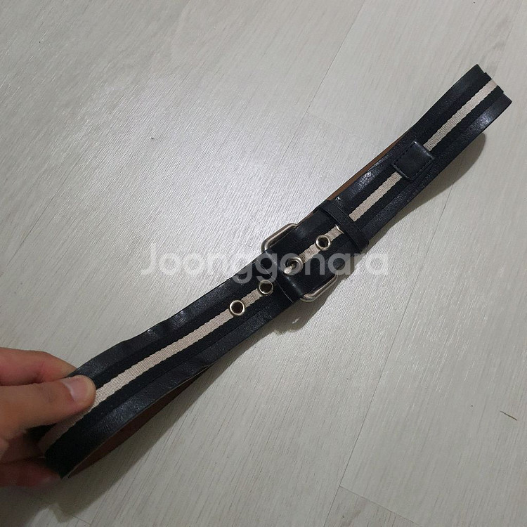 정품 발리 삼선 벨트 90/36--4