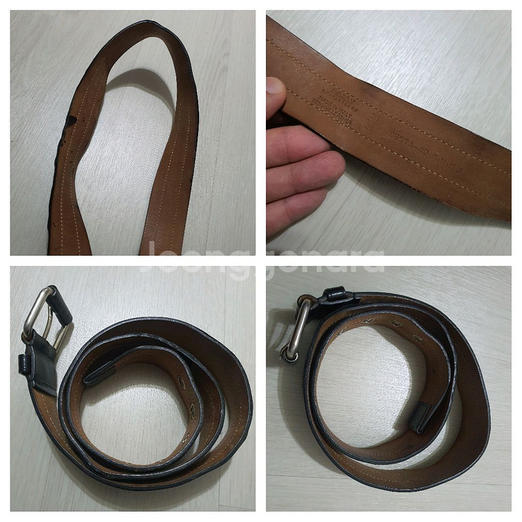 정품 발리 삼선 벨트 90/36--7