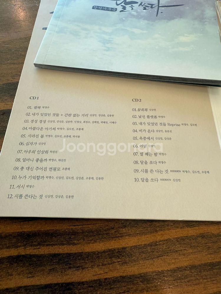 미개봉,OST CD 창작가무극,윤동주 달을 쏘다,2di--9