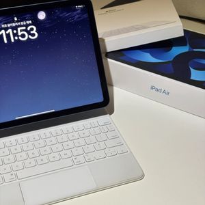 급처) 아이패드 에어 m1 64기가 + 매직키보드 영문