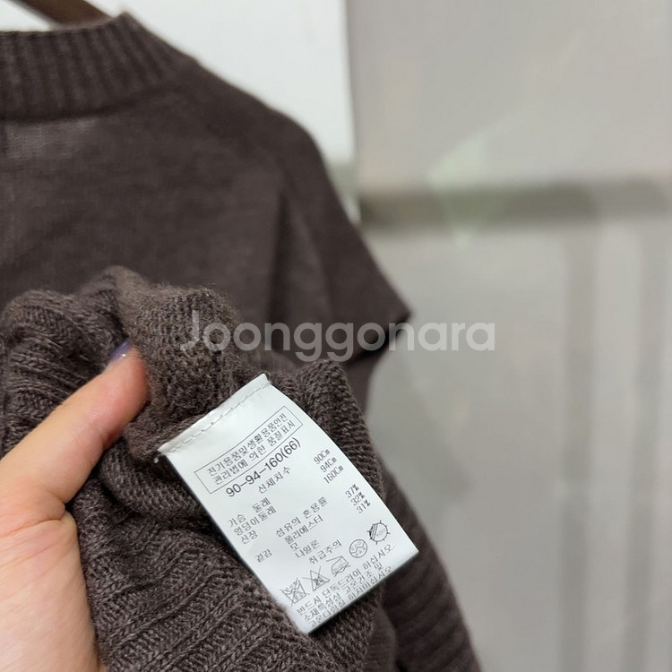 (66) 쉬스미스 여성 캐주얼 버튼 니트 조끼 베스트--4