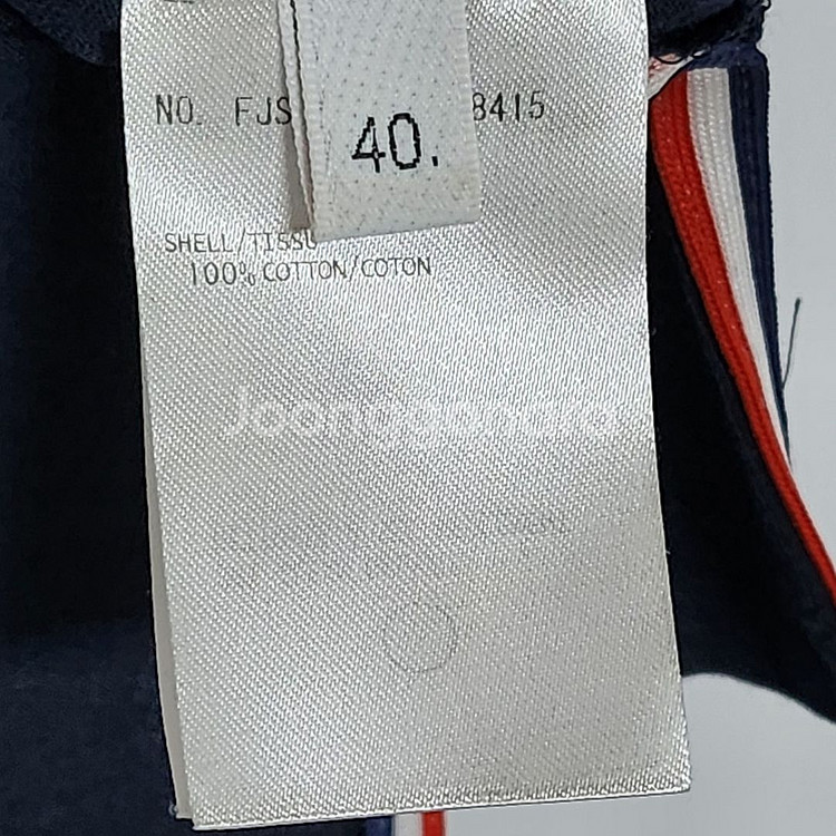 40 톰브라운 네이비 삼선 스티치 여성 반팔티 FJS0--4