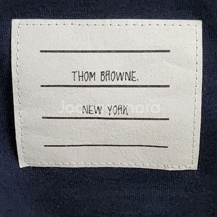 40 톰브라운 네이비 삼선 스티치 여성 반팔티 FJS0--2